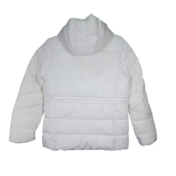 Spyder Womens Size L Puffer Jacker Coat White ProWeb-Wind ThermoWed FlexWeb $199 - Picture 2 of 14